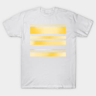 Yellow Watercolour Stripes T-Shirt